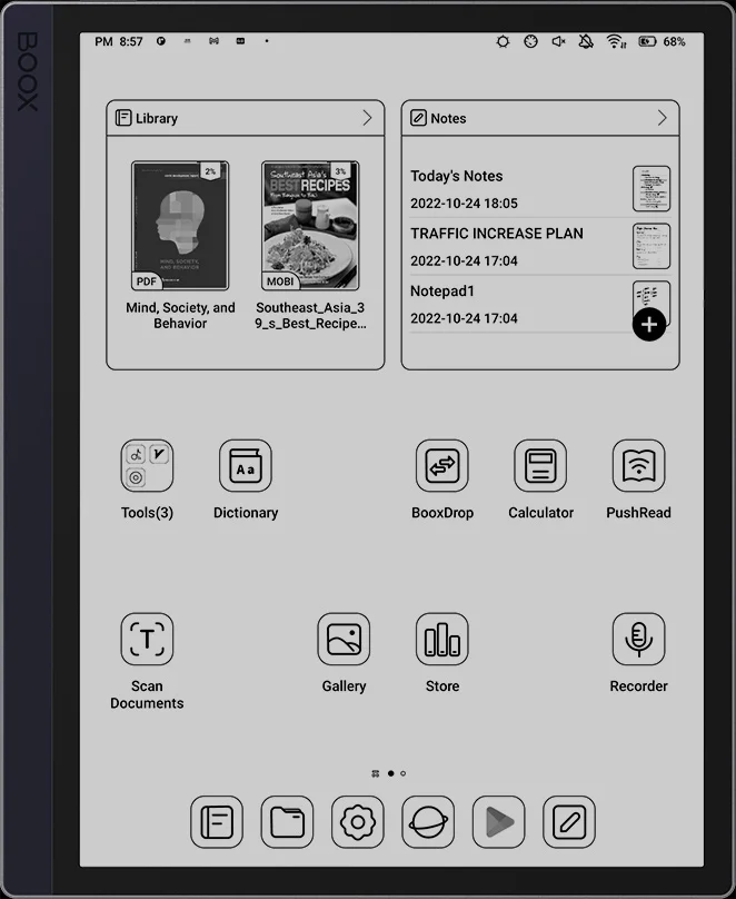 10.3 inch Tablet PC with high speed refresh with eink screen remarkable display performance Tab Ultra