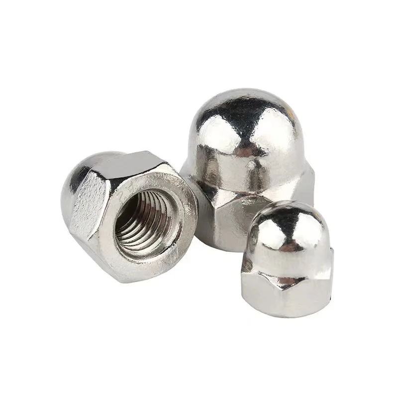 DIN1587 M2, M3, M4, M5, M6 Hex Connecting Domed Ball Head Acorn Nut