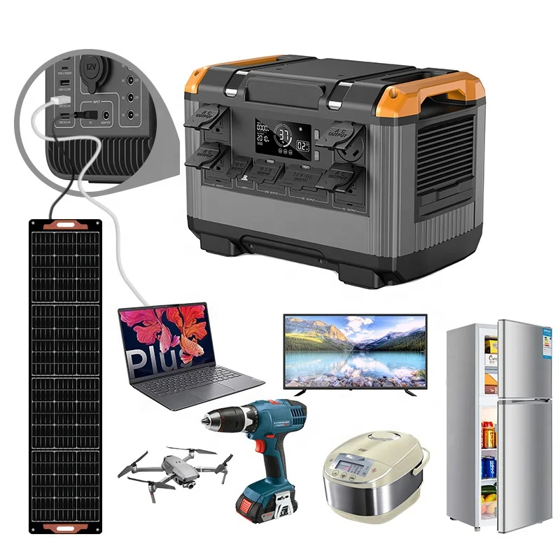 Оптовая продажа из Китая OEM/ODM Plus 2000 Вт солнечные панели 3000 портативная электростанция LiFePO4 с функцией UPS генератор резервного копирования