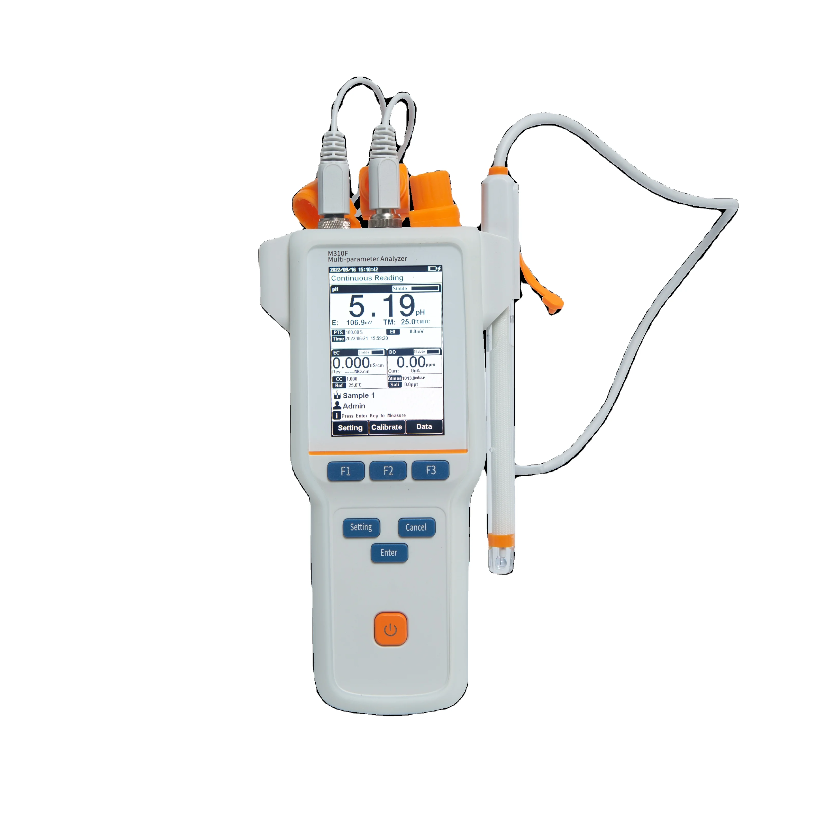 LABTEX Multi Parameter Laboratory Analyzer PH EC ISE Temp DO Conductivity Meter Portable Handheld  Multi-Parameter Tester