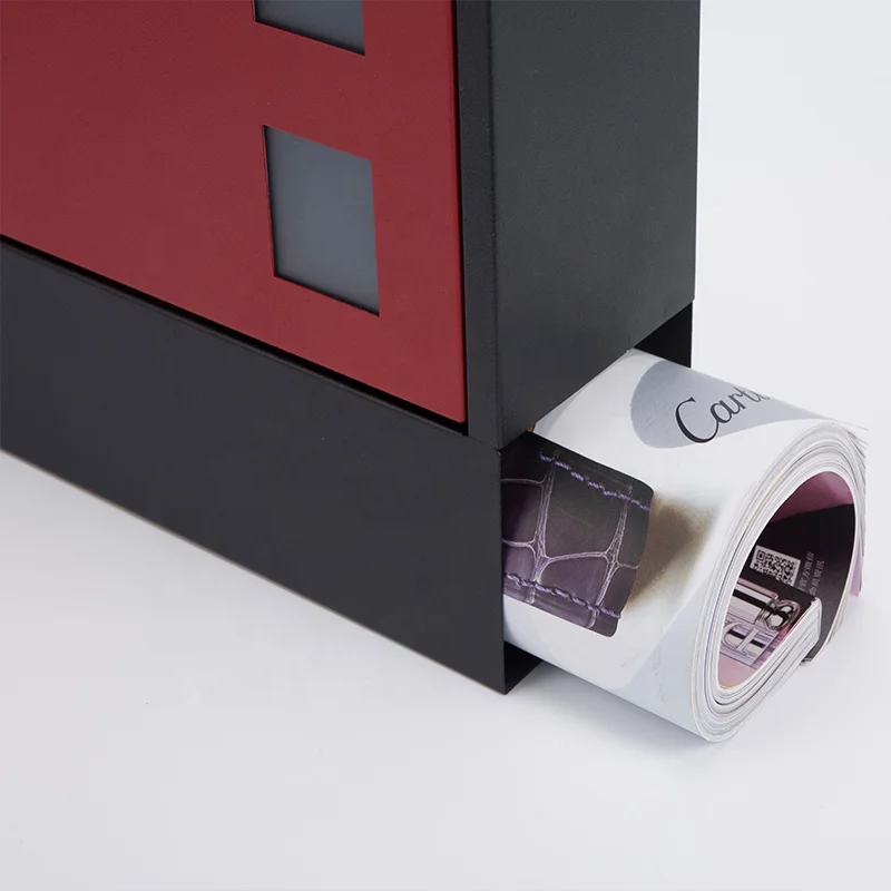Modern Style Mailbox Wall Mount OEM Custom Post Boxes Secured Letter Box