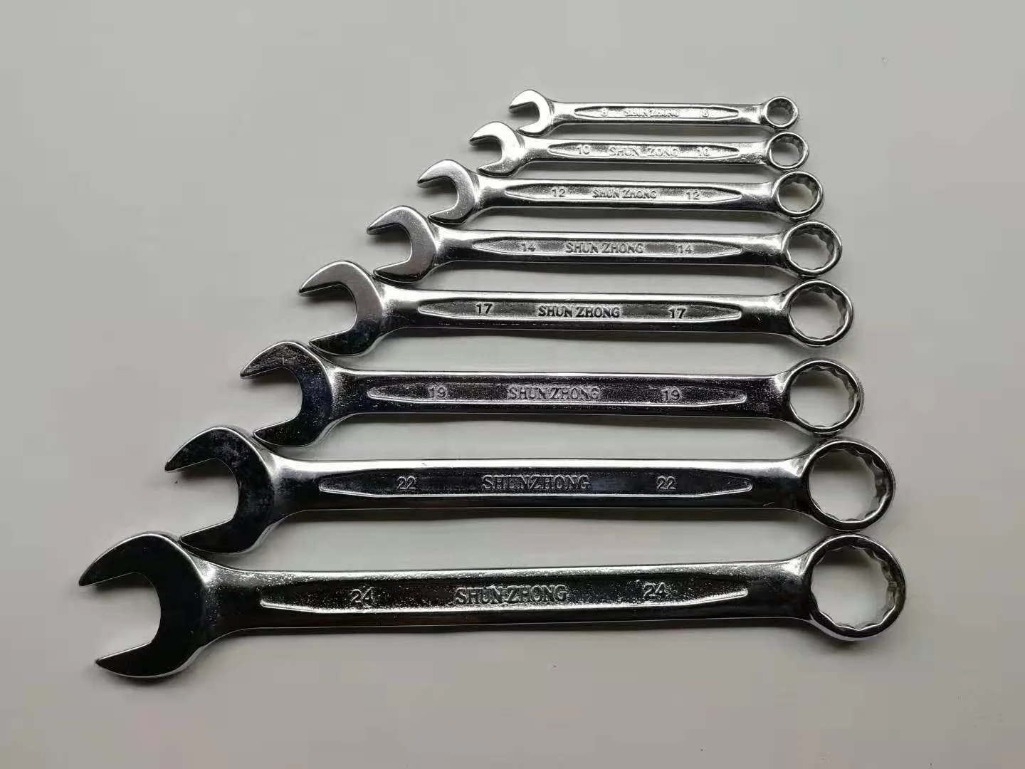 14PCS Cheap Manufacture Box Chrome Vanadium Heavy Duty Professional Tools Combination Spanners Wrench Set