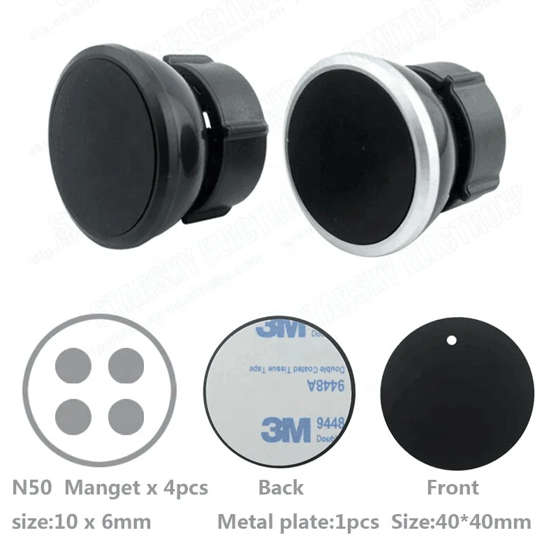 Magnetic Mount, Starsky Universal Windshield & Dashboard Magnetic Car Mount Phone Holder for Cell Phones and Mini Tablets