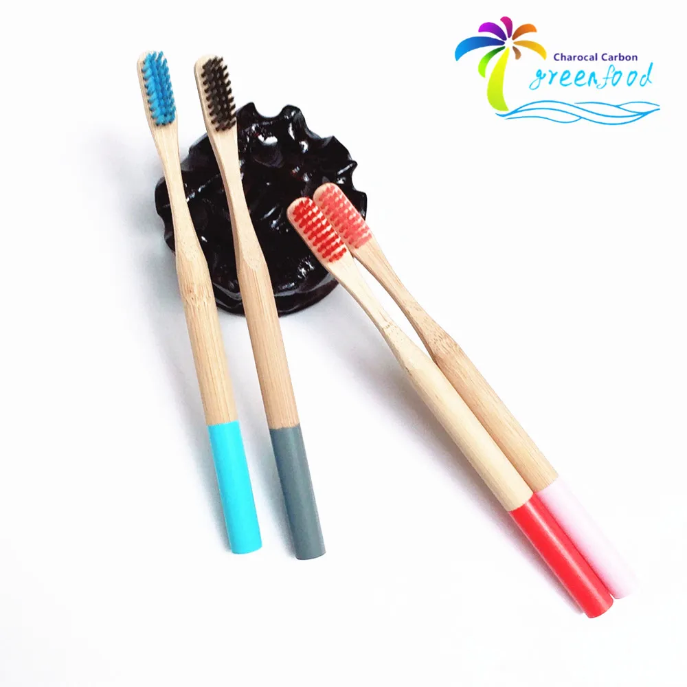 Eco Friendly Dropshippers Bamboo Tooth Brush Wooden Tooth Brush Bamboo Toothbrush