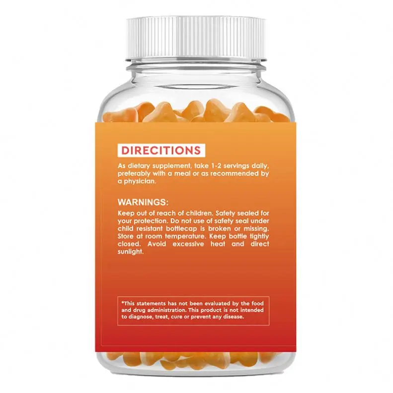 OEM Vegan Citrus Pectin Dietary Supplement Echinacea Extra Immune booster Vitamin C Gummies