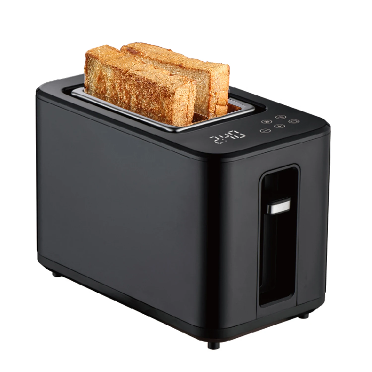 Commercial Brand Oven Toaster Lcd Big Stainless Steel Black Sandwich Maker Toaster With Led Display