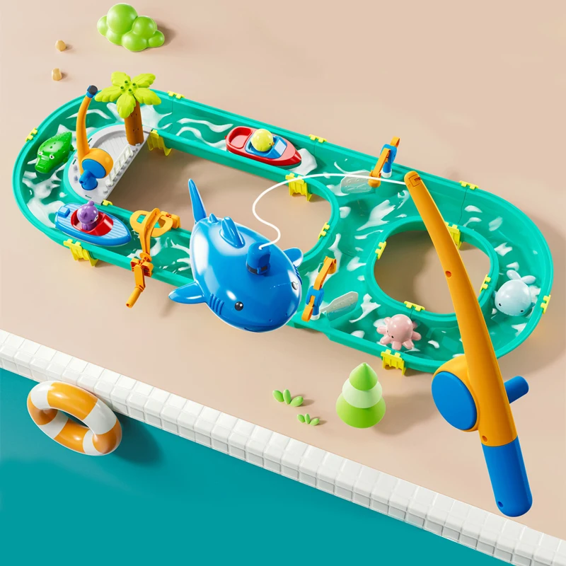 Крытая Рыбная игра рафтинг приключенческая детская большая аквапарк трек водная игрушка для подарка на день рождения