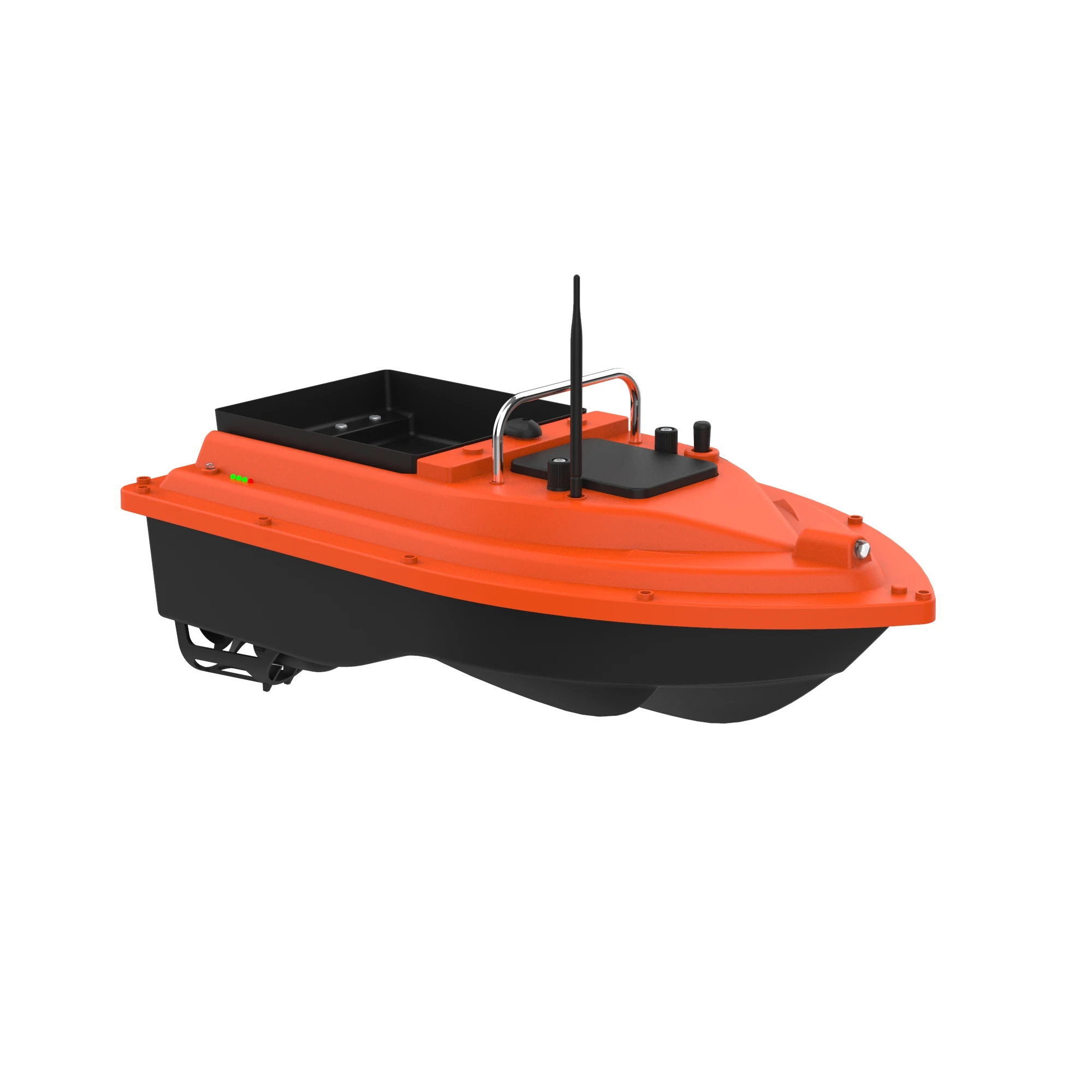 wholesale new rc fishing bait boat black GPS long distance bait boat for find fish