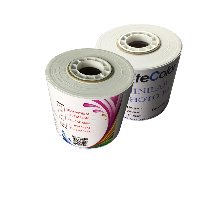 High Quality 240gsm Satin RC Photo Paper Waterproof For Fuji Frontier 570