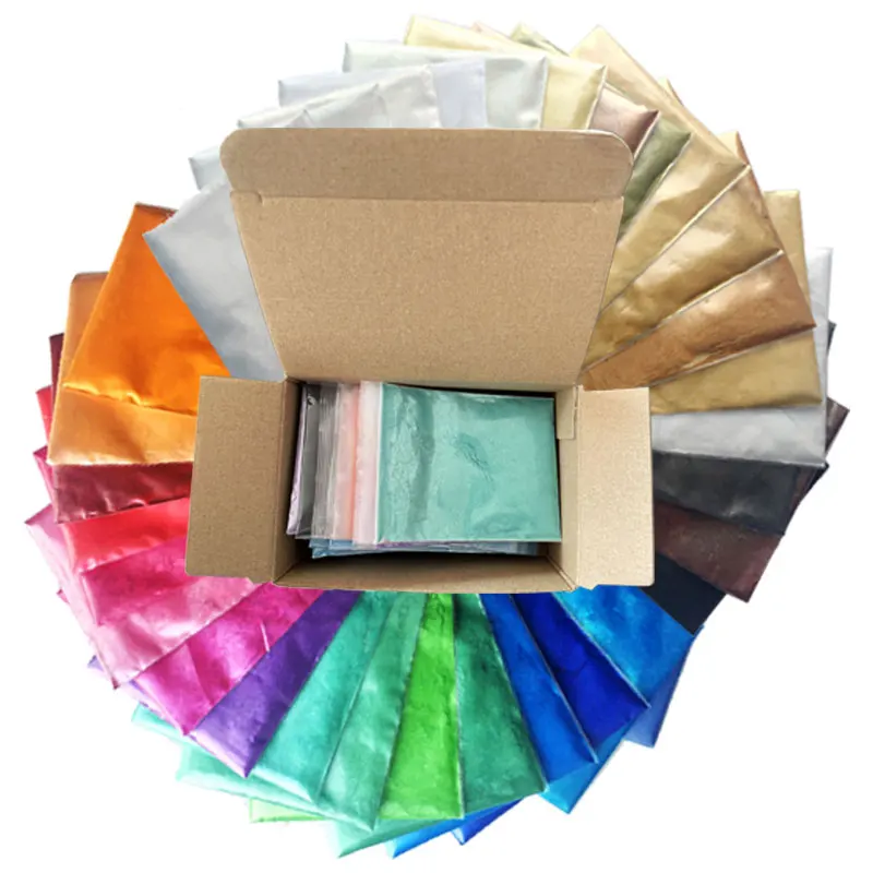 Factory OEM 3g/bag or 5g/bottle Pearlescent Pigment Pearl Mica Powder Pigment for Epoxy Resin and Soap DIY Making