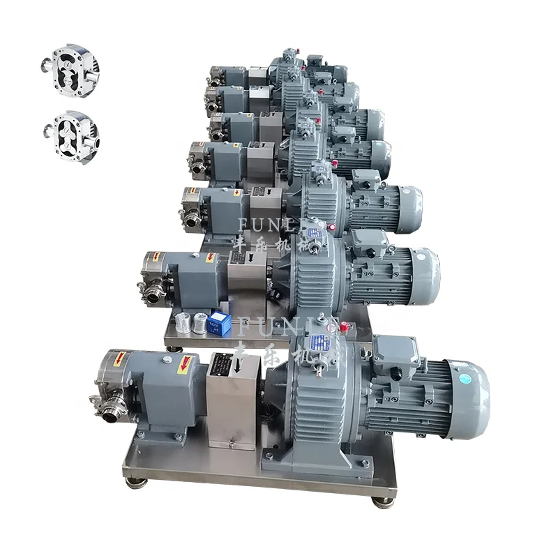 Hot sales Stainless Steel sanitary high viscosity rotary lobe pump food grade small lobe pump for Cream honey