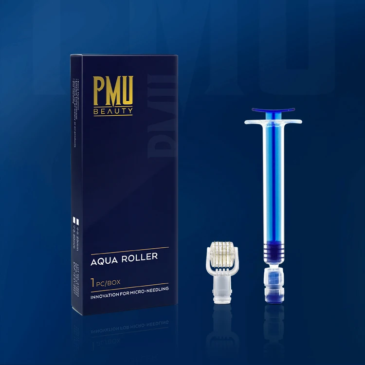 Новинка мезотерапия Aqua Derma Roller в ампулах шприц для мезотерапии сыворотка-аппликатор ухода