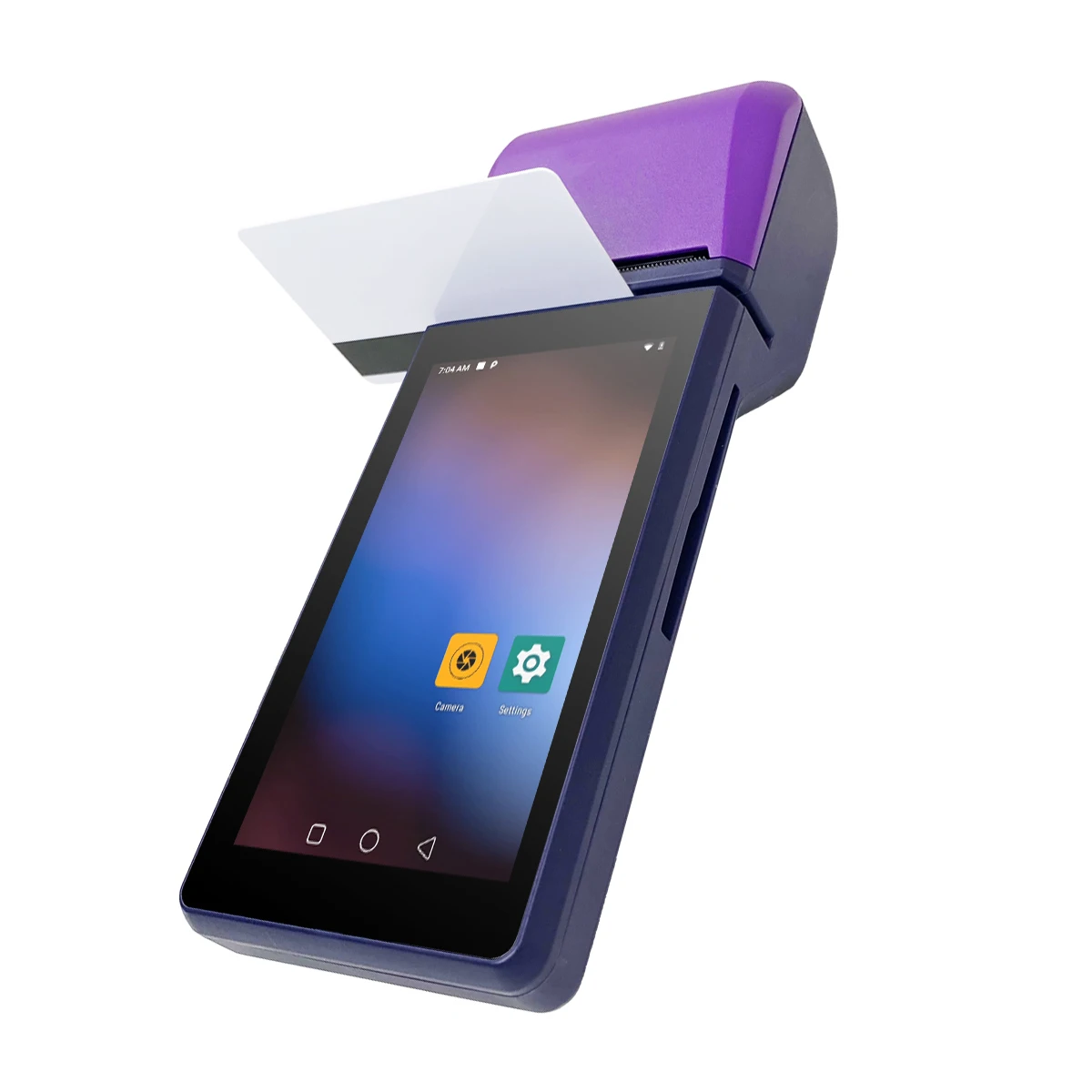 Низкая стоимость оплаты QR-кодом TF PSAM NFC android 9 Оффлайн pos машина