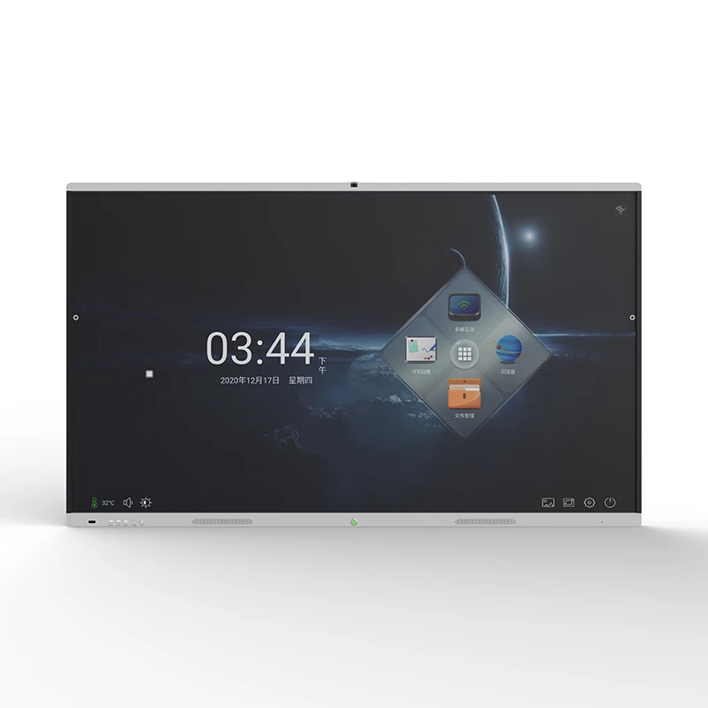 75 Inch All In One 4K Smart Digital Electronic Whiteboard Interactive Flat Panel Smart Board