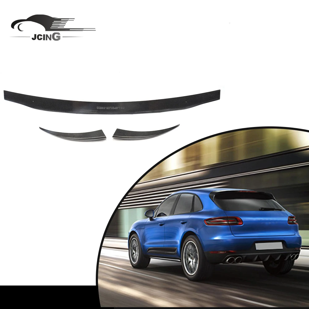 New Fashion Carbon Fiber Rear Middle Wing Spoiler for Porsche Macan