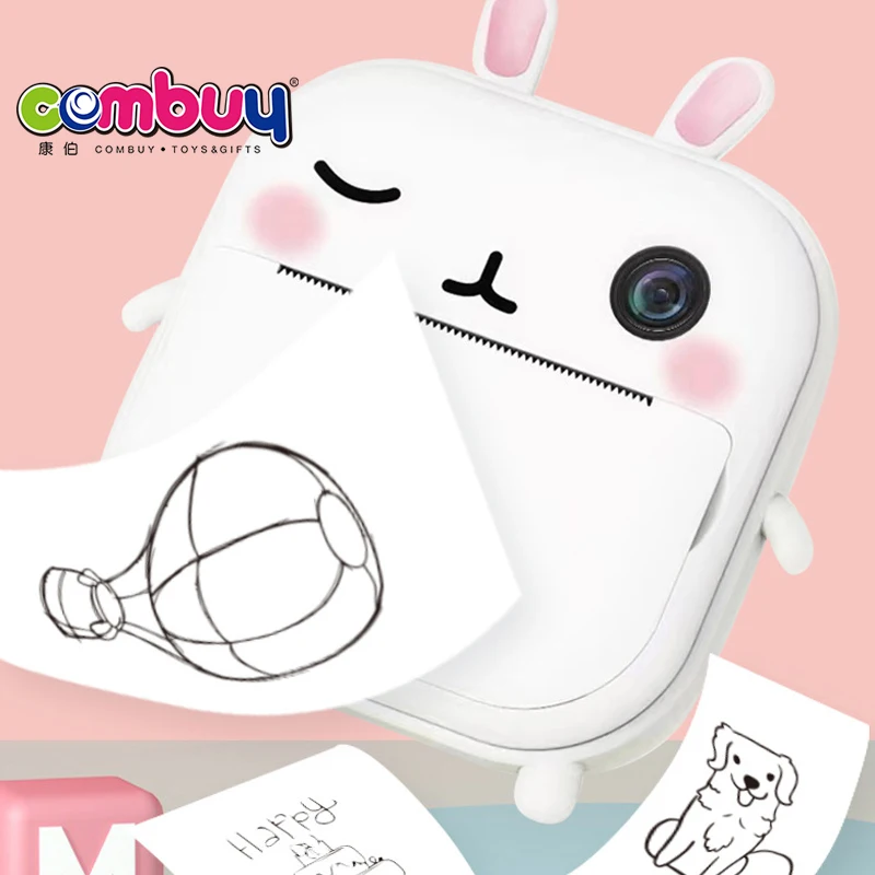 Cartoon digital HD dual camera toys mini printable children camera print photo