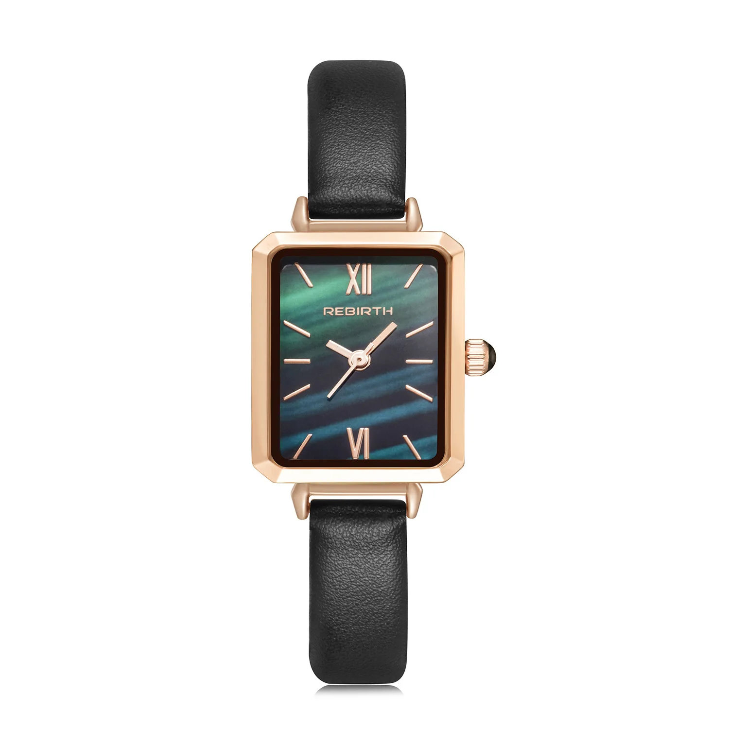 REBIRTH 2017 Hot Sell Fashion Women Silicone Japan Movement Quartz Wrist Watch For Ladies Waterproof Female Clock Women Watches