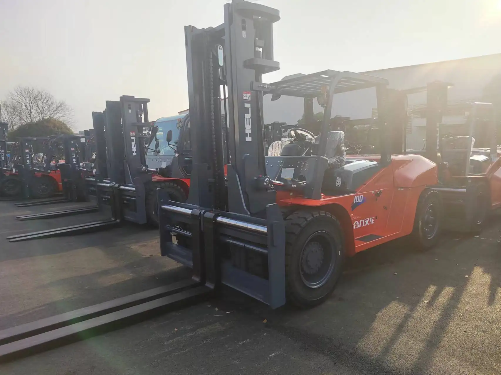 freeship High Quality Heli 10T Forklifts CPCD100 Great Logistic Equipment cheap original Truck new/used second hand forklift EPA