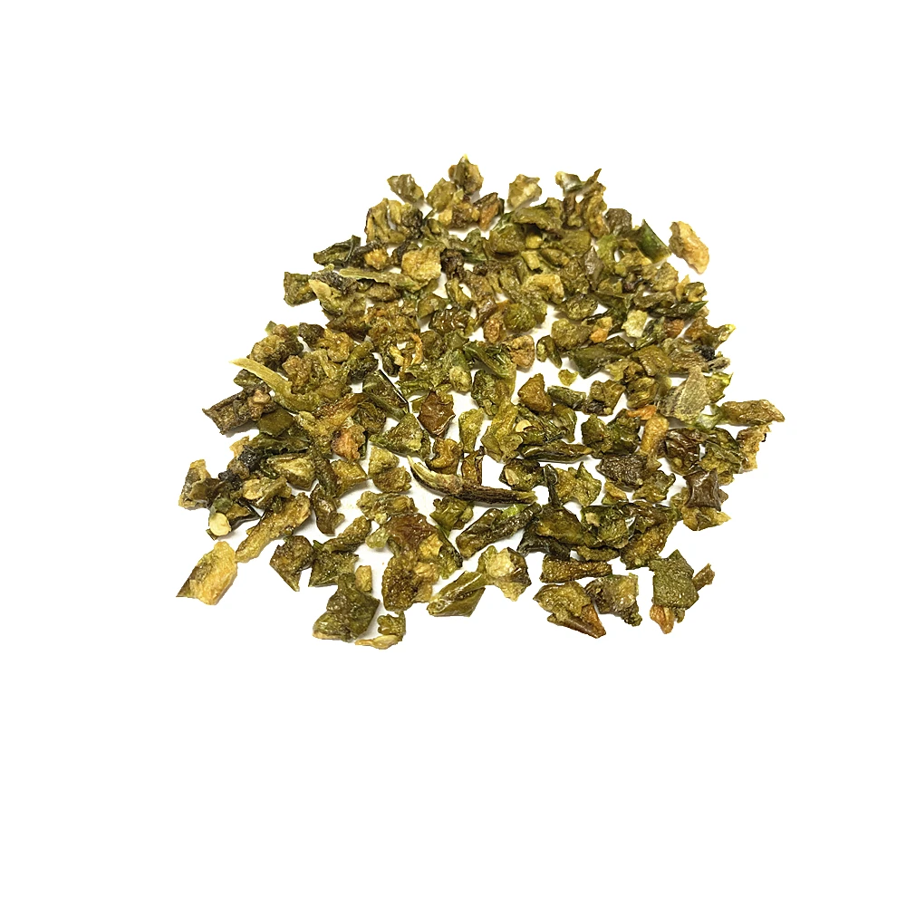 Green Bell Pepper Flakes Green Jalapeno Flakes for snack food ingredients