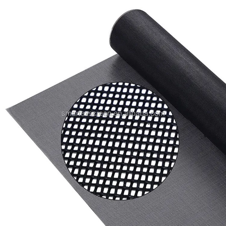 Folding Package Pet Proof Window Screen 36*50 Heavy Duty High Hardness Vinyl Coated Polyester Mesh Cat Resistant Screen Mesh