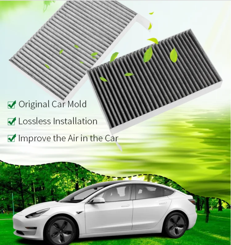 Zfilter hot sale vehicle cabin Air conditioning Filter air filter element for Tesla model 3 use