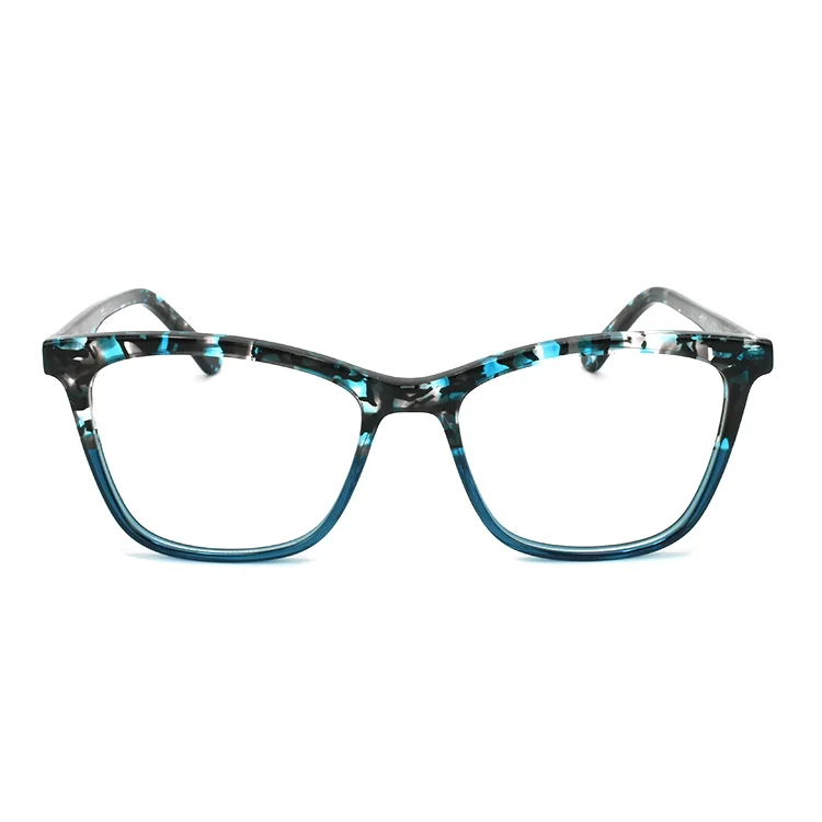 Custom Beautiful Cateye Women Acetate Stylish octagon models eyeglasses frames