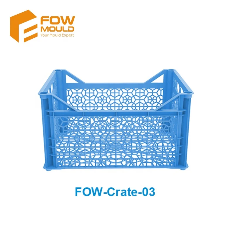 plastic injection crates mould for fruits and vegetables