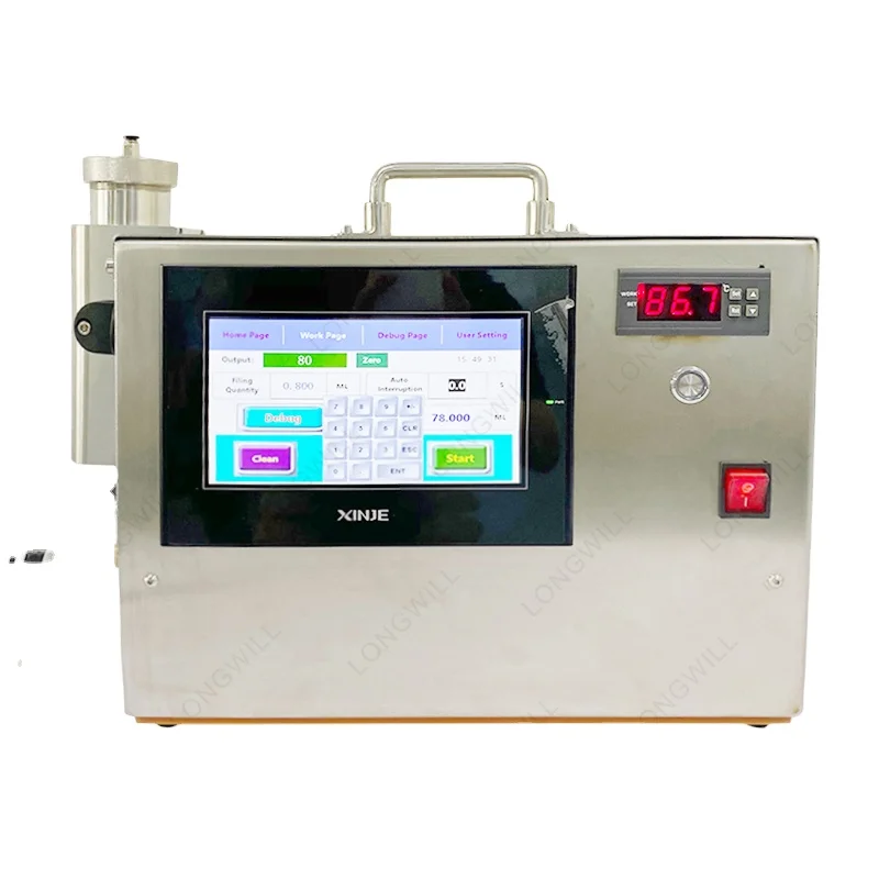 Canada Popular 3000Ml Cartridge Filling Gun Accessories Semi Automatic Liquid Oil Filling Machine For Concentration Oil