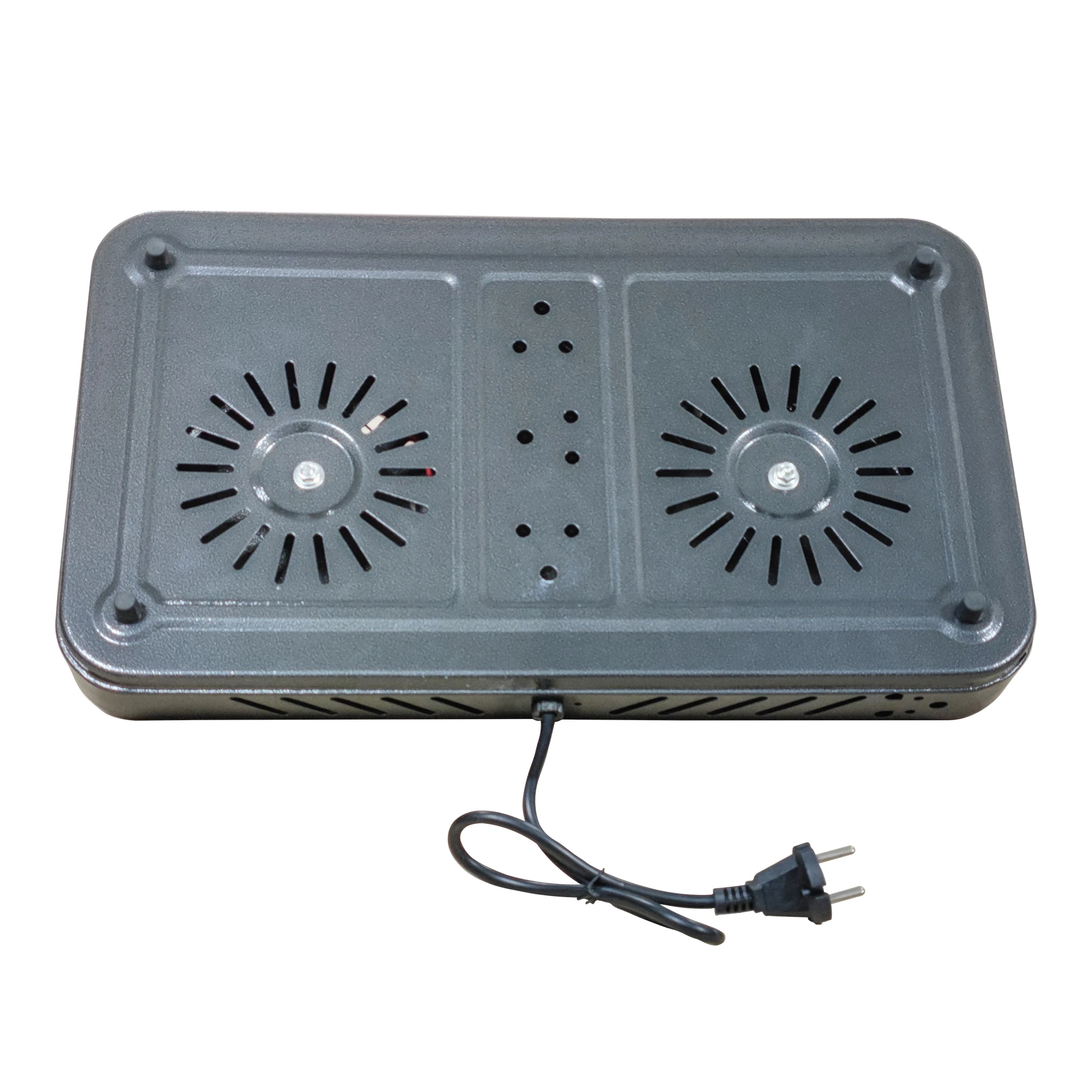 Stainless Steel Panel Double Coil Hot Plate 2000W Electric Stove
