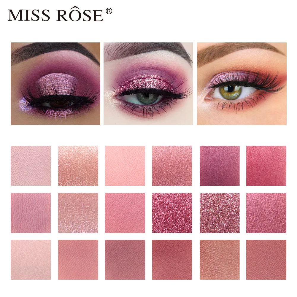 18 Color Eyeshadow Huda Mashed Potatoes Eyeshadow Shimmer Matte Sunset Adenium Obesum Eye Shadow Plate