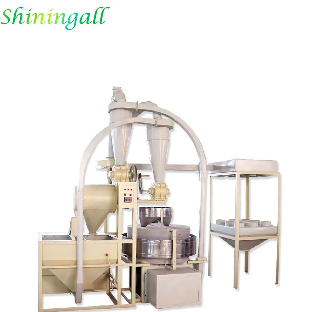 Electric Grinder wheat maize mill flour roller milling machine grain grinding machine