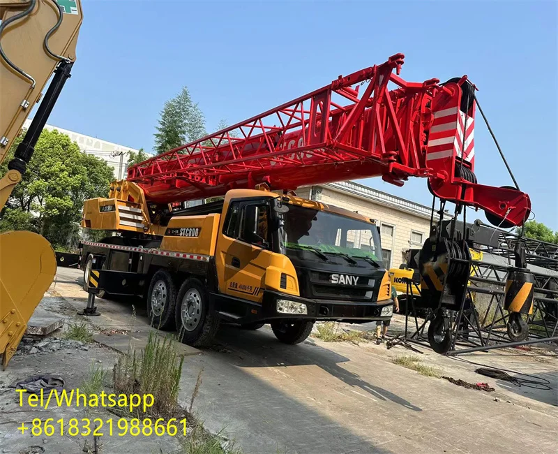Sany Mounted Stc800 80-тонный 6x4 грузовик с краном мобильный кран сцепления Подержанный Автокран