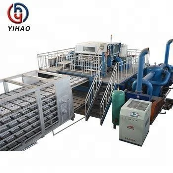 YIHAO Paper pulp trays molding making machine egg dish machine automatic egg carton egg try making machine