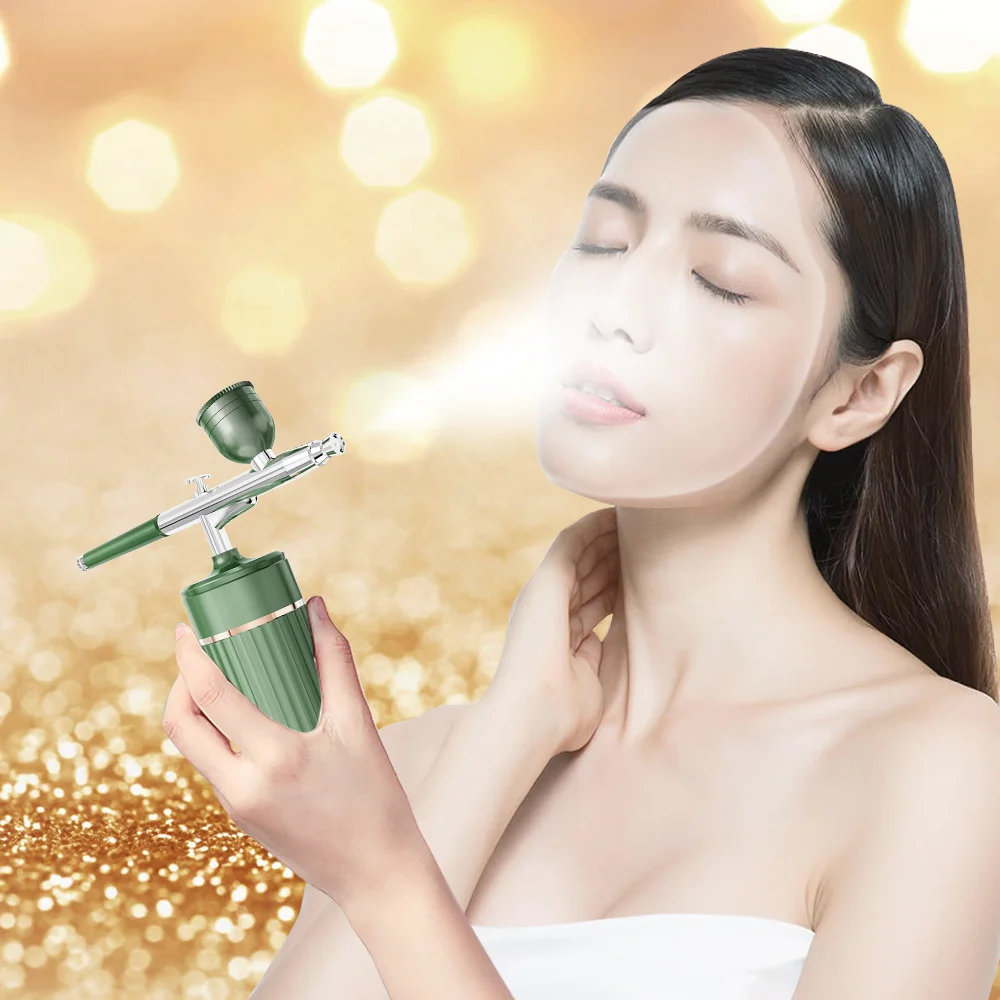 USB Перезаряжаемый пистолет-распылитель для макияжа, для нанесения татуировок на тело, для украшения тортов, красок, основы, аэрографа