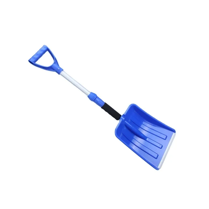 Ergonomic Double Handle Snow Shovel with Telescopic Handle