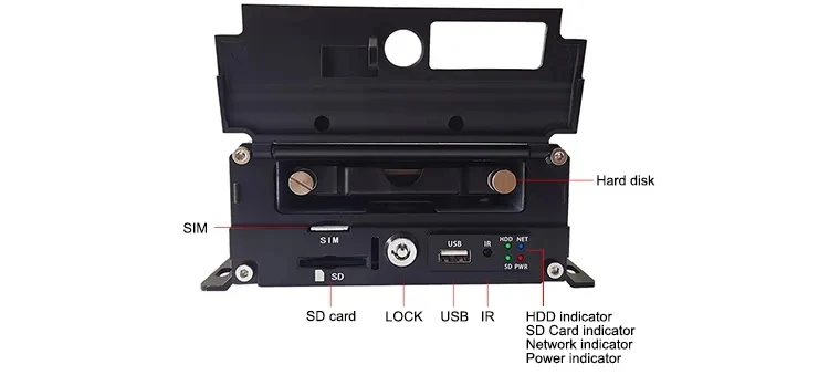High Quality Wholesale  SeemeTech  4-Channel Mobile Digital Video Recorder with 4g GPS Wireless Truck Digital Video Recorder
