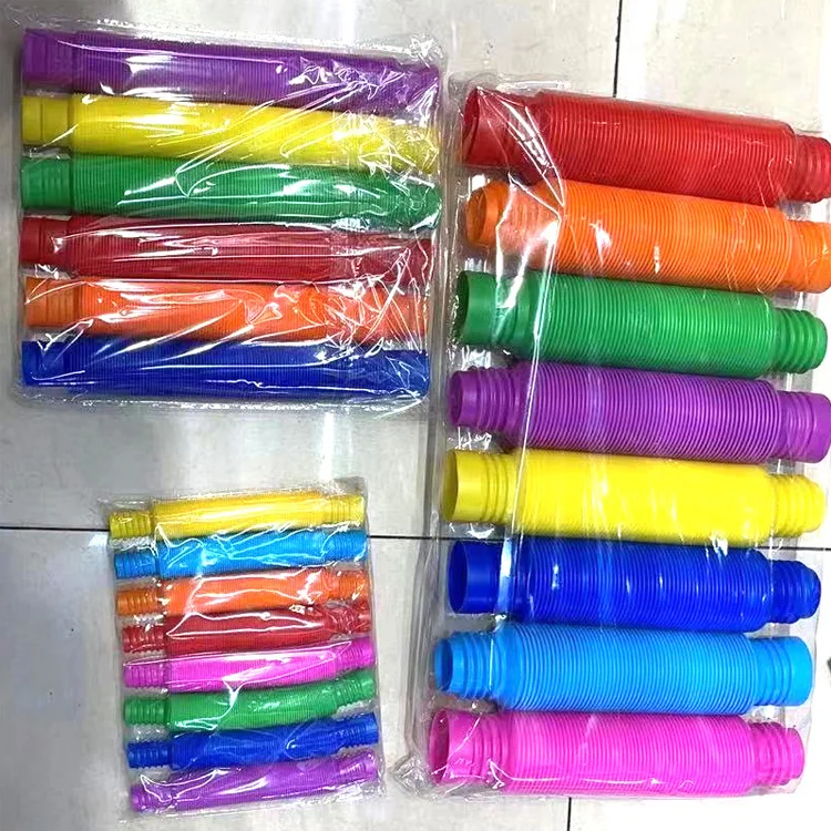 2cm 3cm xl Fine Motor Skills Stretch String Rope Anti Stress Sensory Decompression fisget pop tubes set