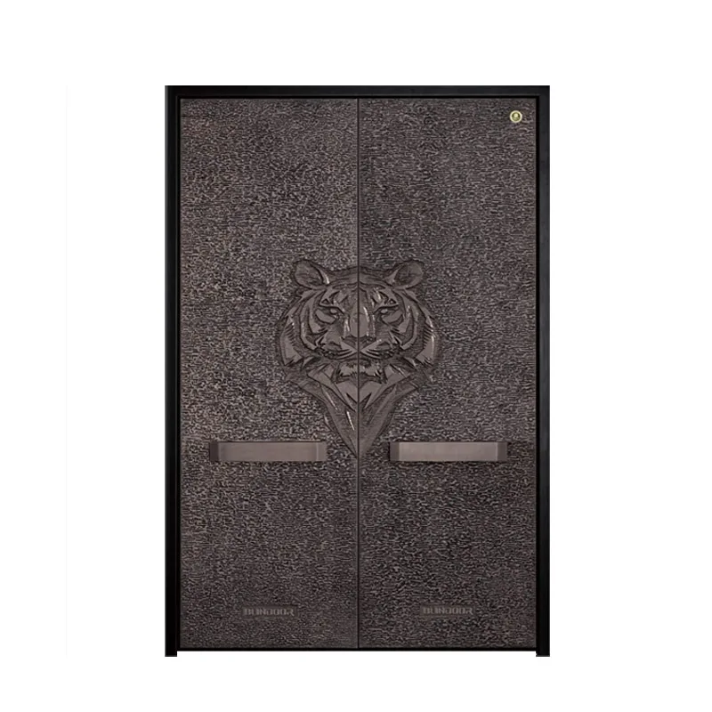 China manufacturer durable European security entrance doors steel