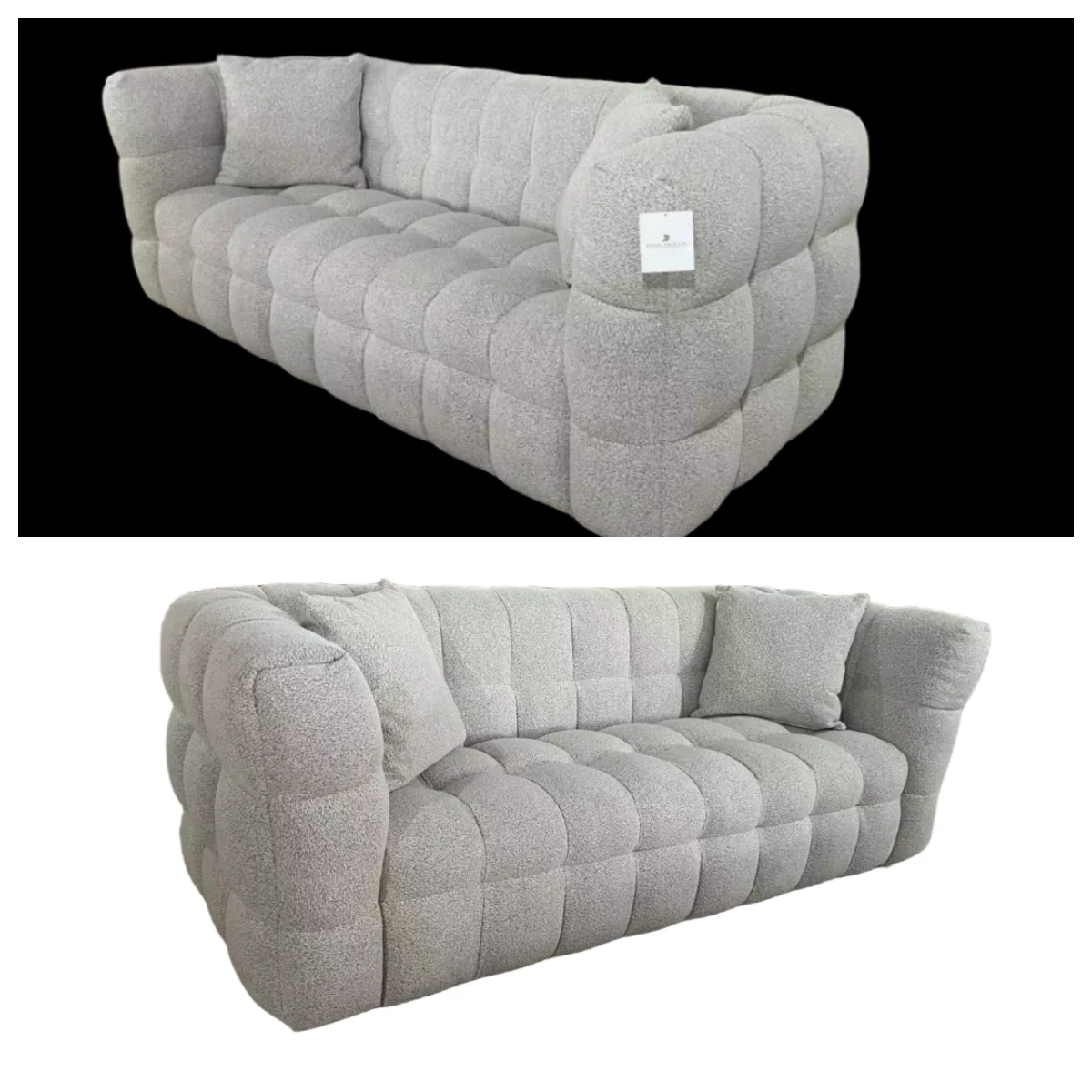 Factory custom villa house leather fabric soft sofa furniture splicing hotel lobby luxury living room sofa