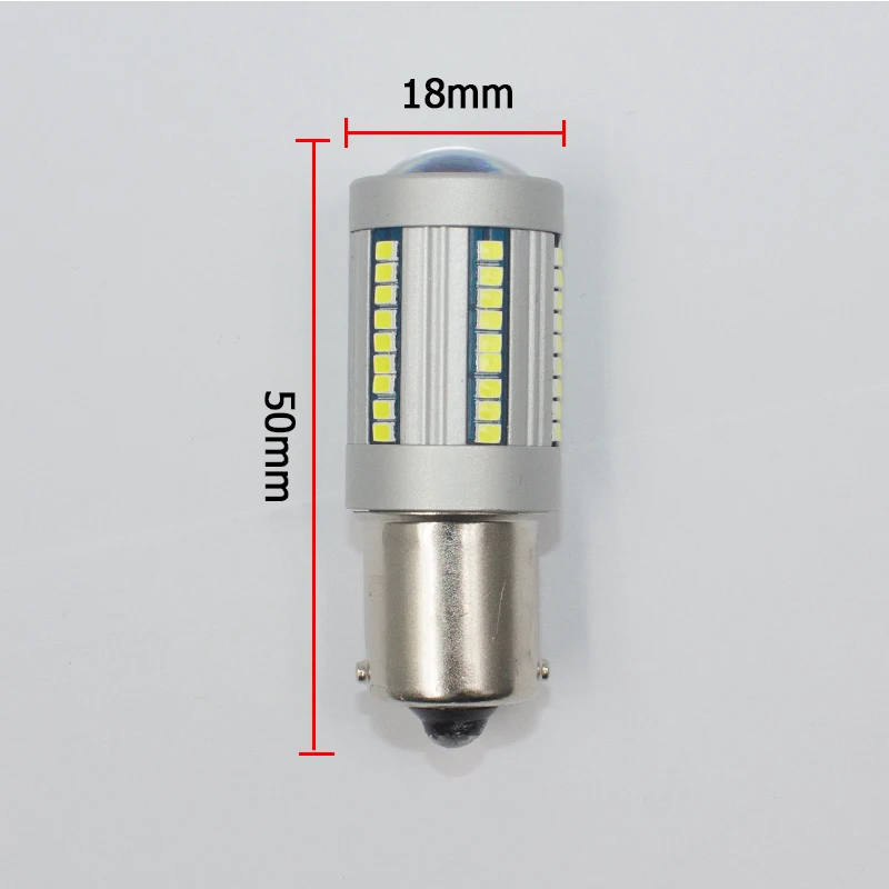 LED 9W 1100LM Light Car Bulb 1156 BA15S 66SMD Led Light Bulb Auto White Led Bulbs Led Tail Lamp1156 Car Led Lighting Bulb