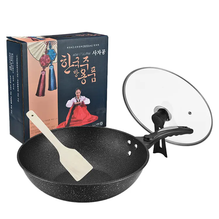 Direct Factory Supply Home Kitchen Outdoor Cookware Cast Iron Round non-stick frying pan