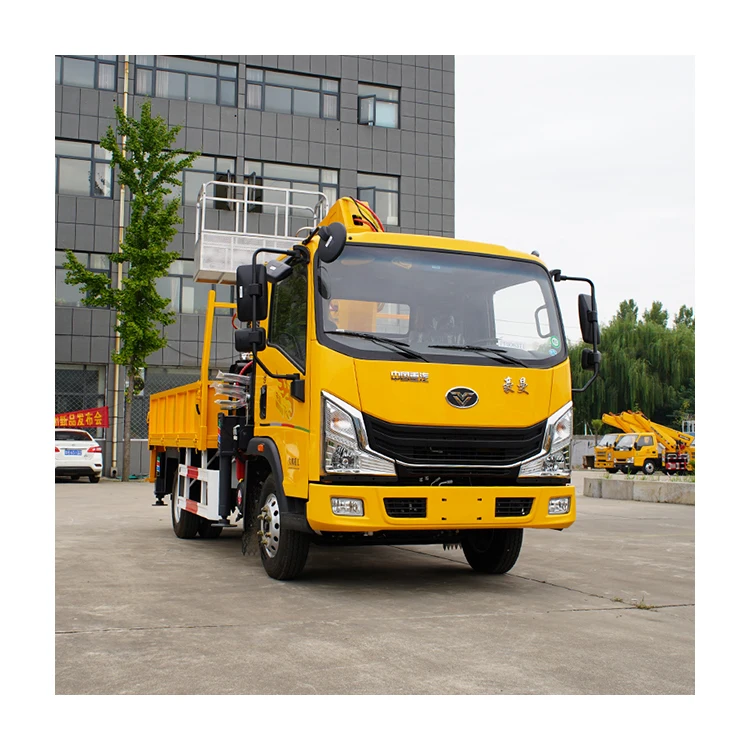 25M Working Height Aerial Work Truck Crane Arm Aerial Fire Fighting Truck Mini Bucket