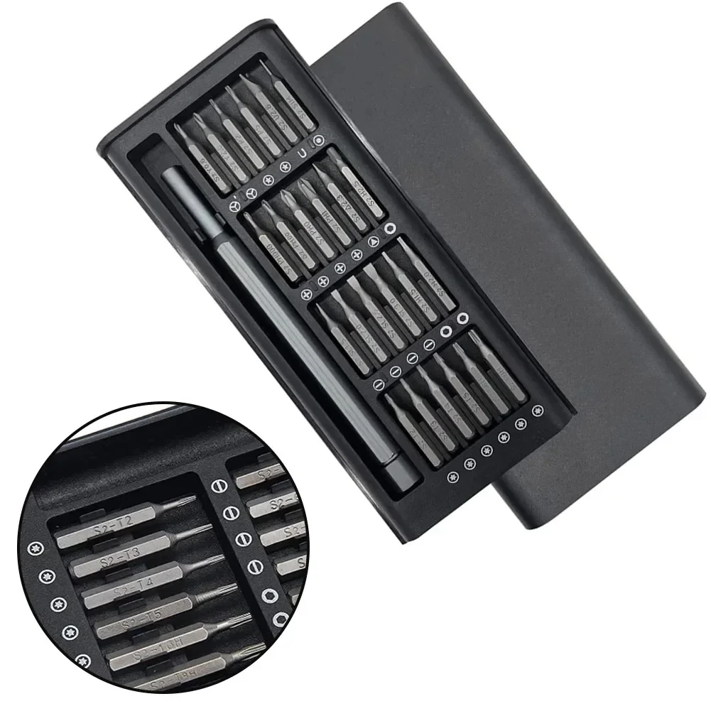 24 in 1 Precision Screwdriver Set Multifunction Maintenance Disassembly Tool Suitable for Phone Watch Camera Glasses Sets