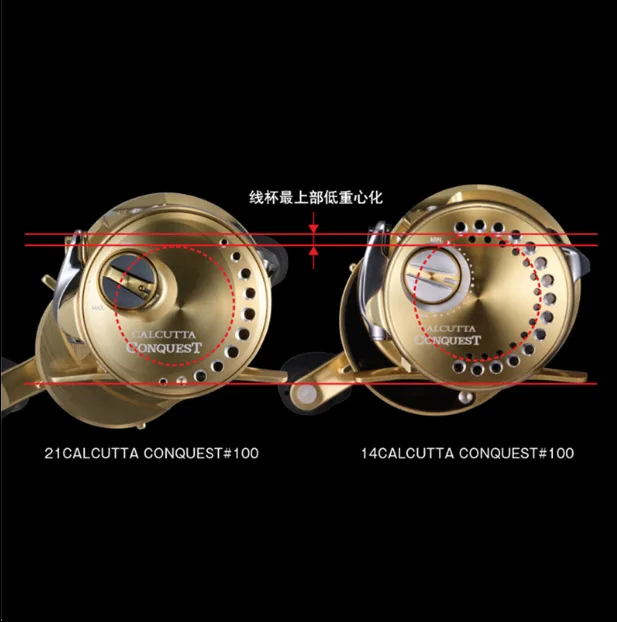 Shimano Origin 21 Calcutta Conquest CQ Drum Reel Baitcasting Fishing Reel CQ Carretilha De Pesca For Large Perch Sea Bass