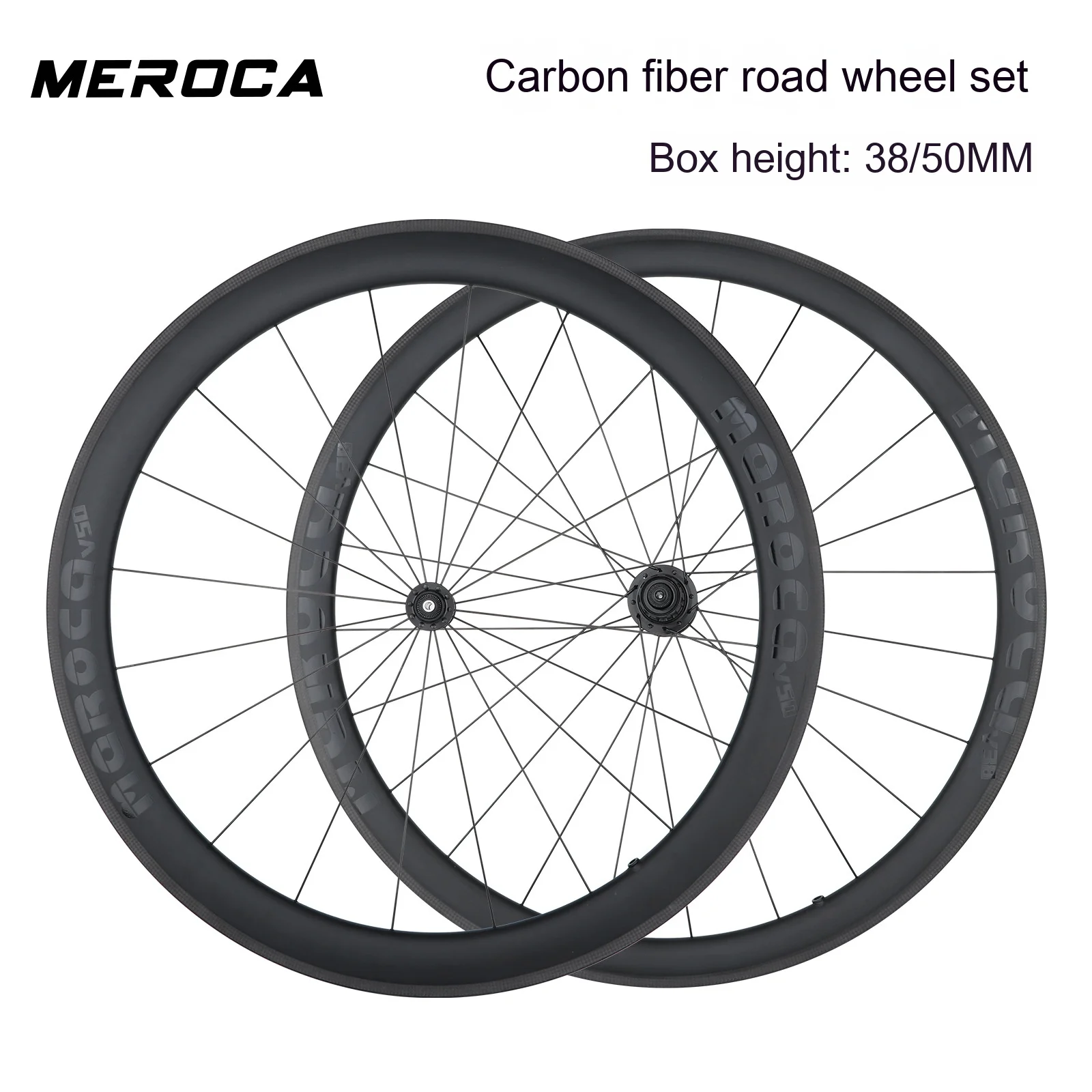 High Quality Chinese Full Carbon Road Bike Wheels Carbon Road Wheels 50mm Tubular Bicycle Wheels for Sale