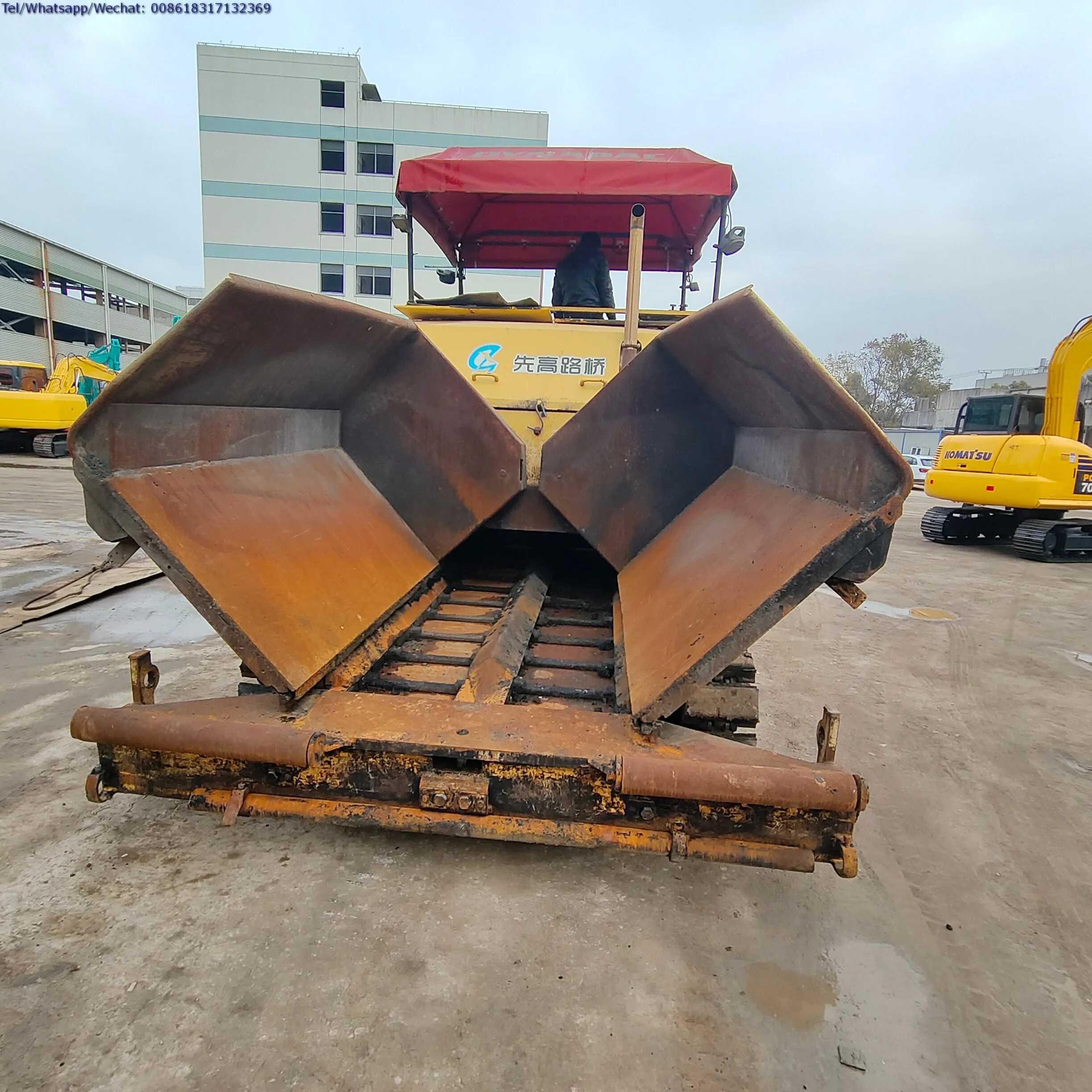 Dynapac F141C гусеничный асфальтоукладчик Second Hand оригинальный