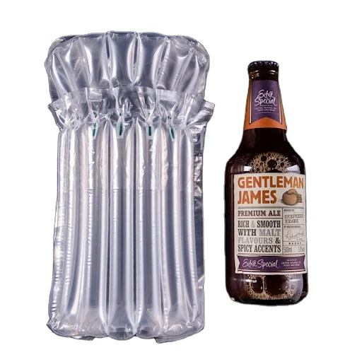 Superior quality bubble plastic packaging air column cushion film sheet wrap roll inflatable protection