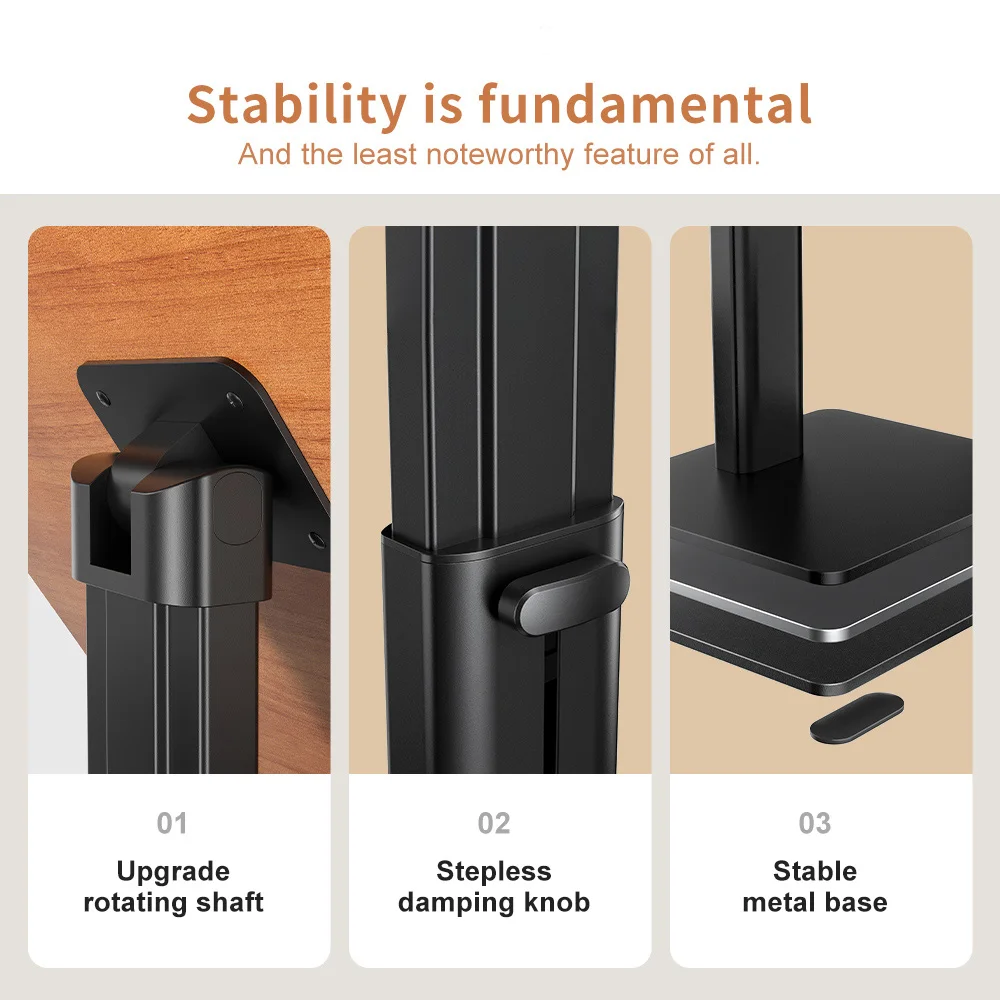 Portable Adjustable Magazine Document Holder Multi Use Aluminum Height Flexible Study Reading Book Stand For Desk Bed