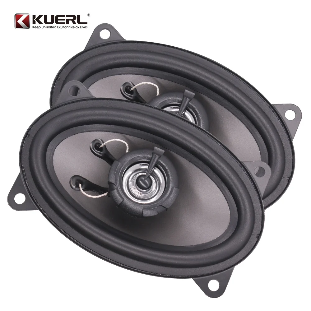 Ready stock supply bass car coaxial speaker 4*6 inch high power car stereo speaker