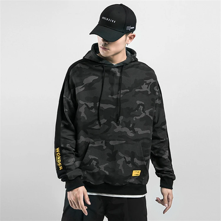 2024  High quality custom plain fitted camouflage hoodies men sports hoddies for menHoodies can be customized